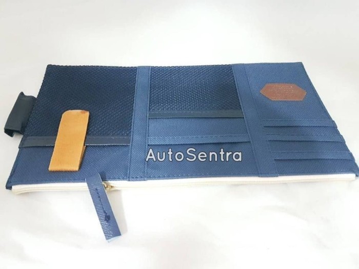 Sun Visor Mobil Car Organizer Simpan Uang Kartu HP dan Tiket Tol Kar