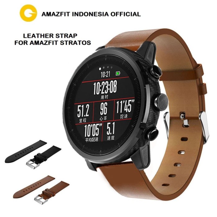 amazfit stratos leather
