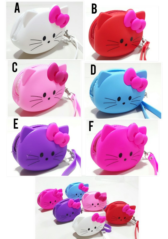 Dompet koin jelly anak perempuan HELLO KITTY