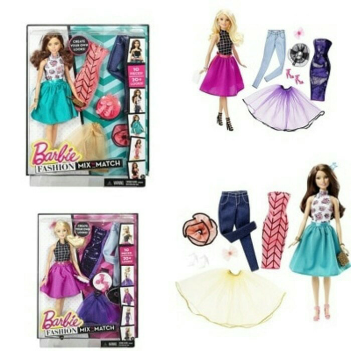 barbie mix n match