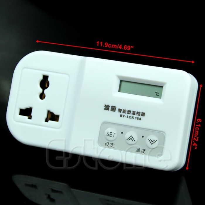 Reptile Snake Timer Aquarium Digital Temp sensor Controller Heat Thermostat 1pc