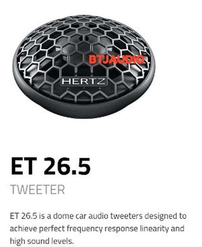 hertz et 26.5 tweeter