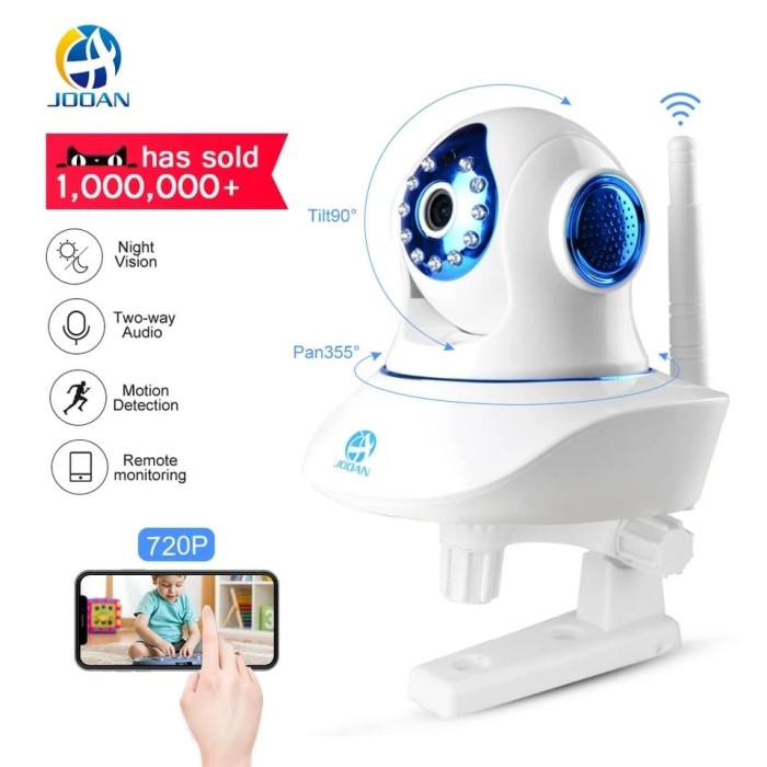 JOOAN 1080P WIFI Wireless Security Camera CCTV Home IP Camera Day/&Night Version