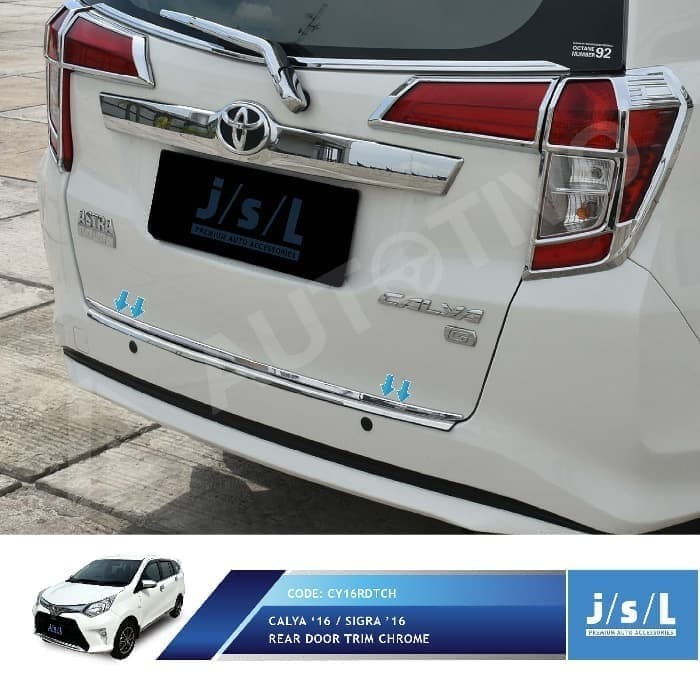 Jual Aksesoris Mobil Calya Sigra Rear Door Trim Chrome List Pintu Belakang Jakarta Selatan Alaika Lantabuur Tokopedia