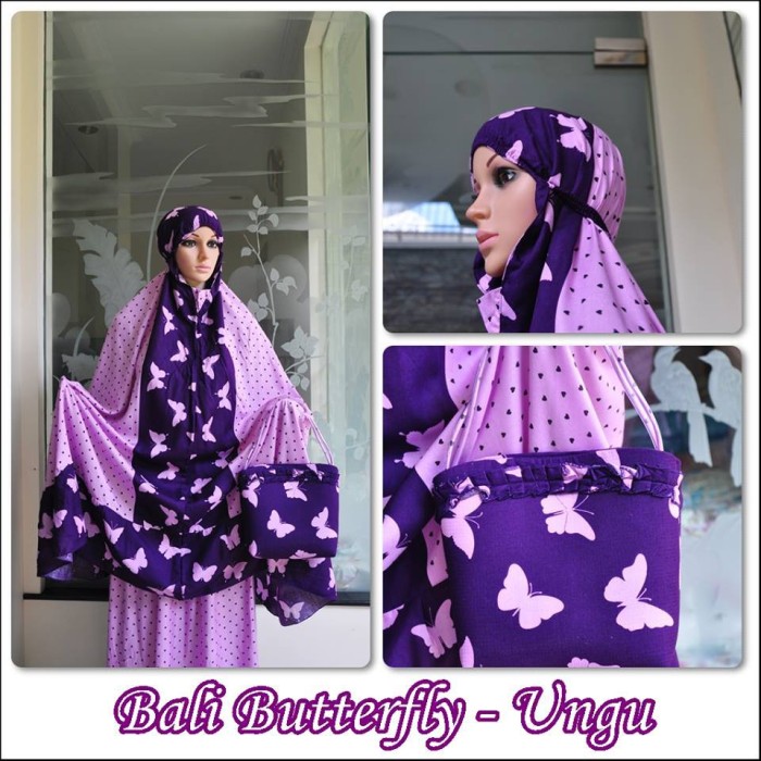 Jual Mukena Bali Dewasa Butterfly Galeri Mukena Kota Surabaya Gamis Syari Susi Tokopedia