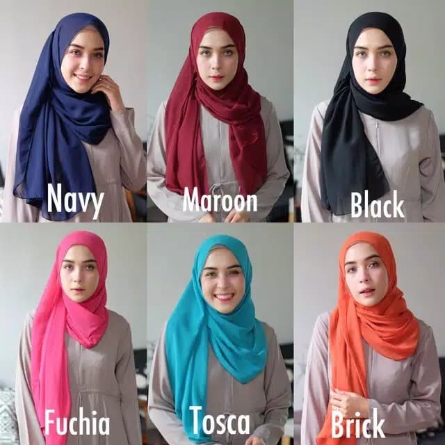 Hijab Jilbab Instan Bella Pasmina Termurah ala NISA SABYAN - RFN1