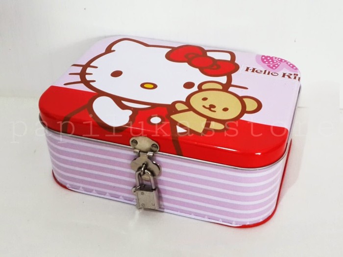 BGC Travel Bag Kanvas Hello Kitty Full Motif Kitty + Gembok Set Kunci 20mm. Source