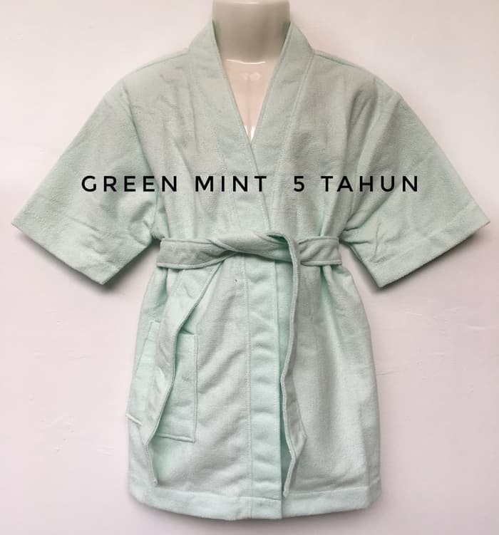 Kimono Handuk Anak 5th 6th Jubah Mandi Towel Cewek Cowok Berenang 5y 6