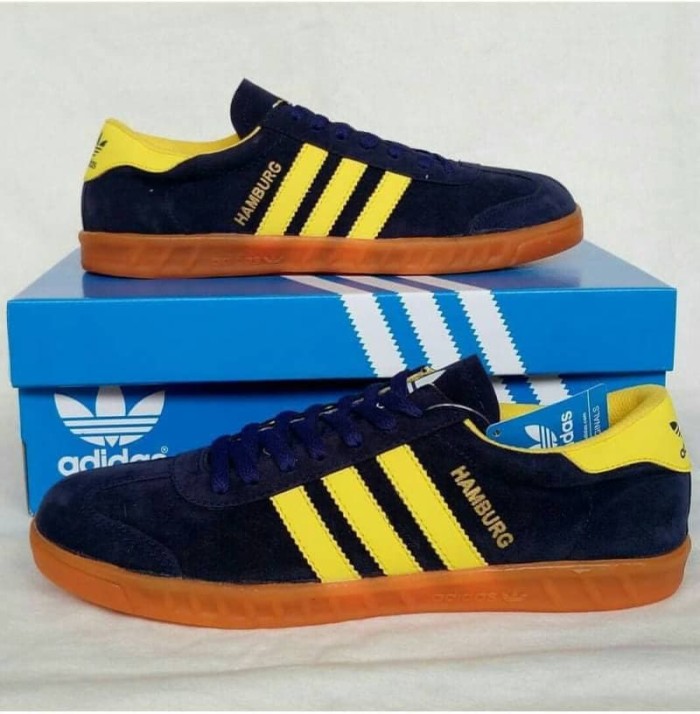 adidas hamburg navy gum
