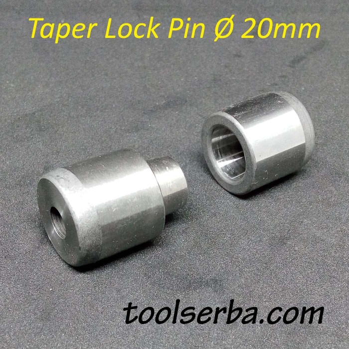 Jual Taper Lock Pin Diameter 20 mm Tapered Pin Set Standard Component