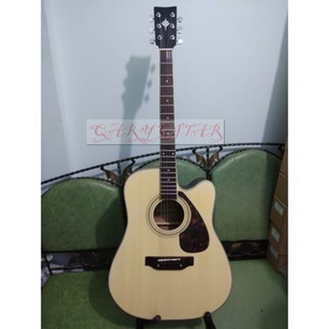 QARY GITAR Gitar Akustik Elektrik Cort Jumbo Cyprus Natural Eq Aw-1 Ja
