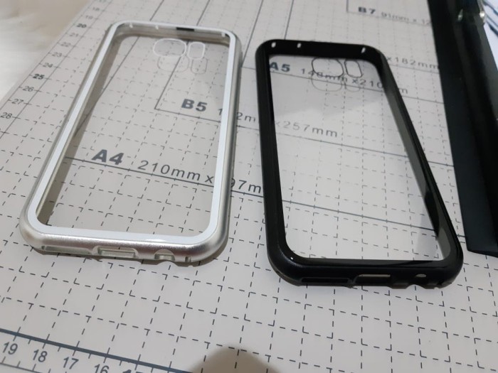 Foto Produk Samsung galaxy S7 Flat Premium 2 in 1 magnetic phone case -Transparant dari importking