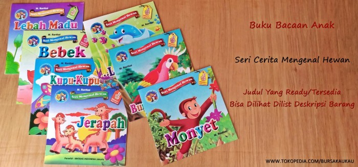 Jual Buku Cerita Dongeng Anak Bergambar Seri Mengenal Hewan