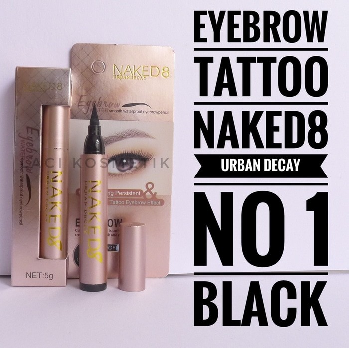 Eyebrow Tattoo Naked urban decay eyebrow tato spidol pensil tatoo alis