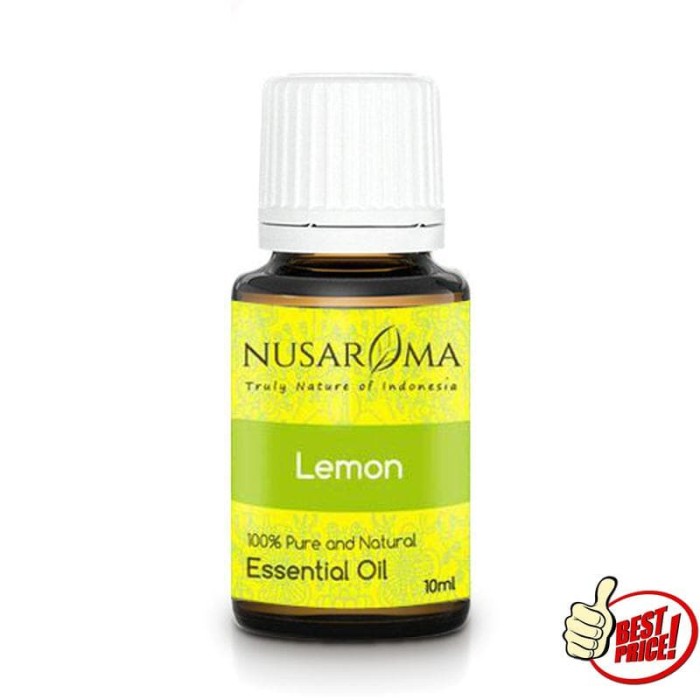 10ml - Lemon Essential Oil (Minyak Lemon) | 100% Pure and Natural