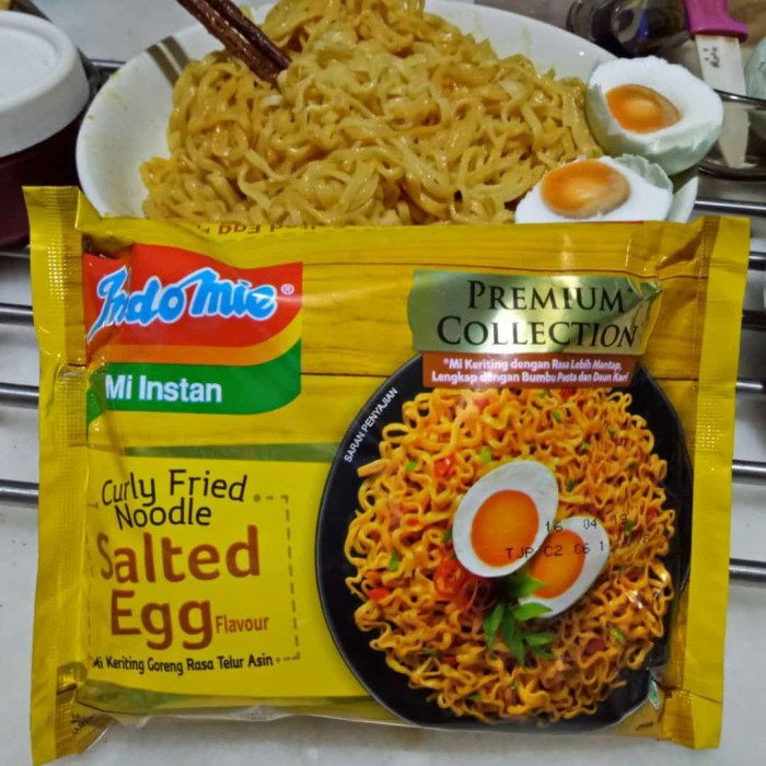 Jual Indomie Salted Egg Indomie Goreng Telur Asin 