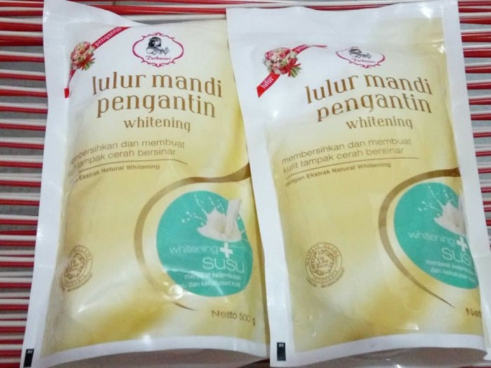 Jual Purbasari Lulur Mandi Pengantin 500gr Susu Kota Surabaya The Salon Shop Tokopedia