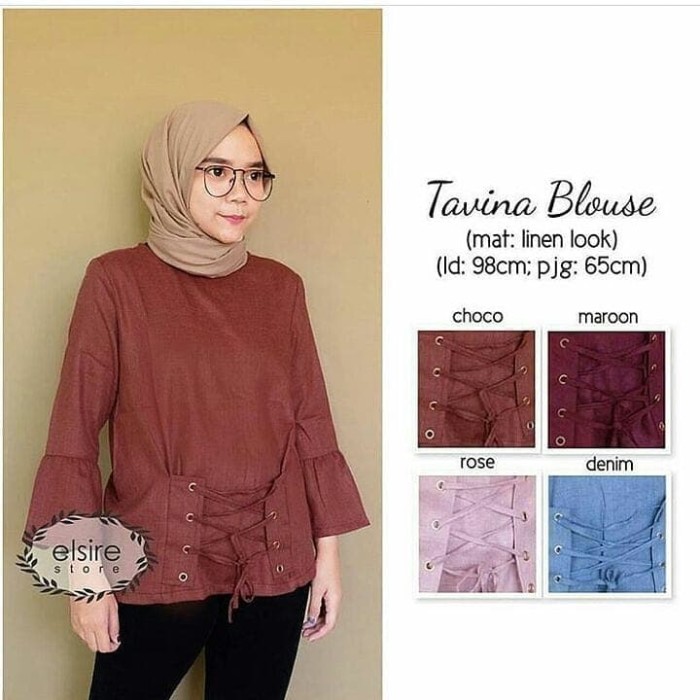 Tavina blouse pakaian wanita