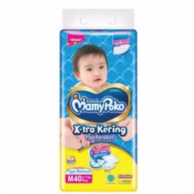 Foto Produk Kemasan Baru Mamypoko Xtra Kering Tape M40 Tipe Perekat M 40 dari Alita Online Shop