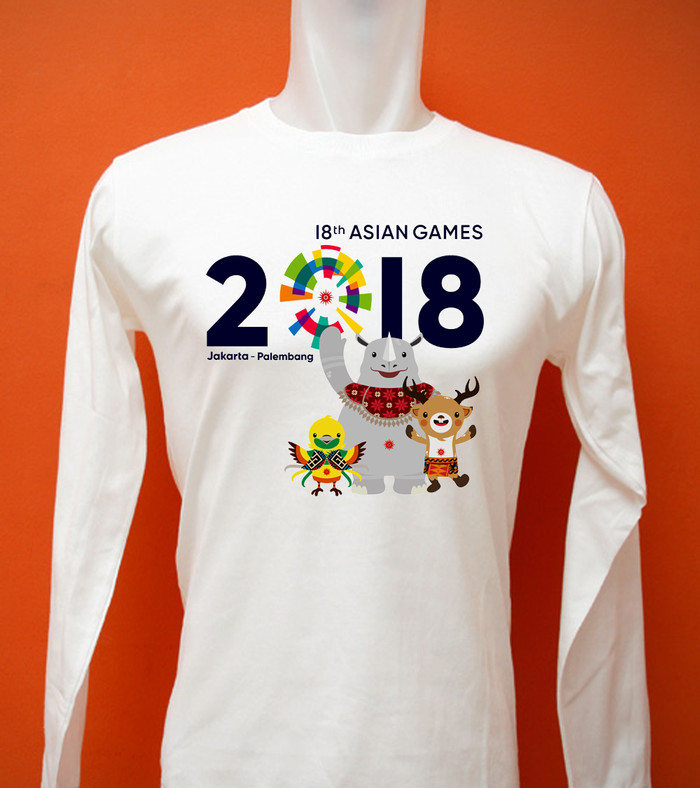 Harga Baju Kaos Asian Games 2018 Jokowi Lengan Panjang Size SSpotharga.com Harga Baju Kaos Asian Games 2018 Jokowi Lengan Panjang Size SSpotharga.com