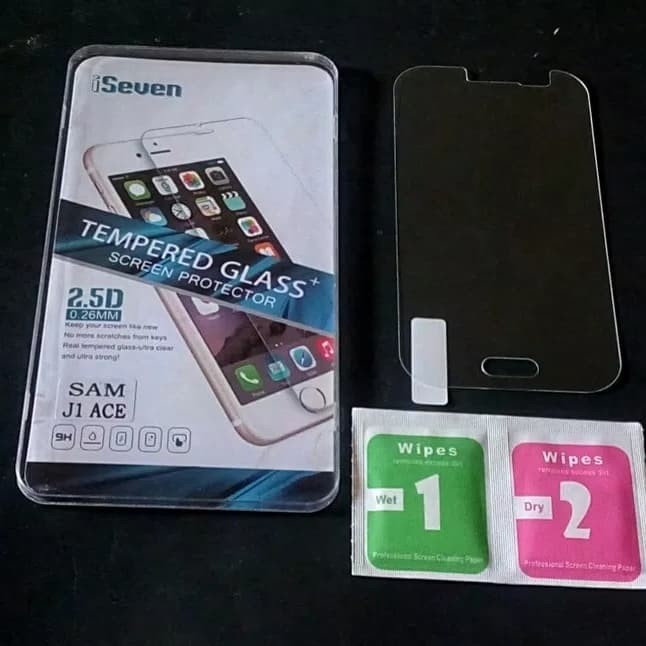 ... Screen Source · Tempered Glass Samsung Galaxy J1 Ace Anti Gores Kaca Bening