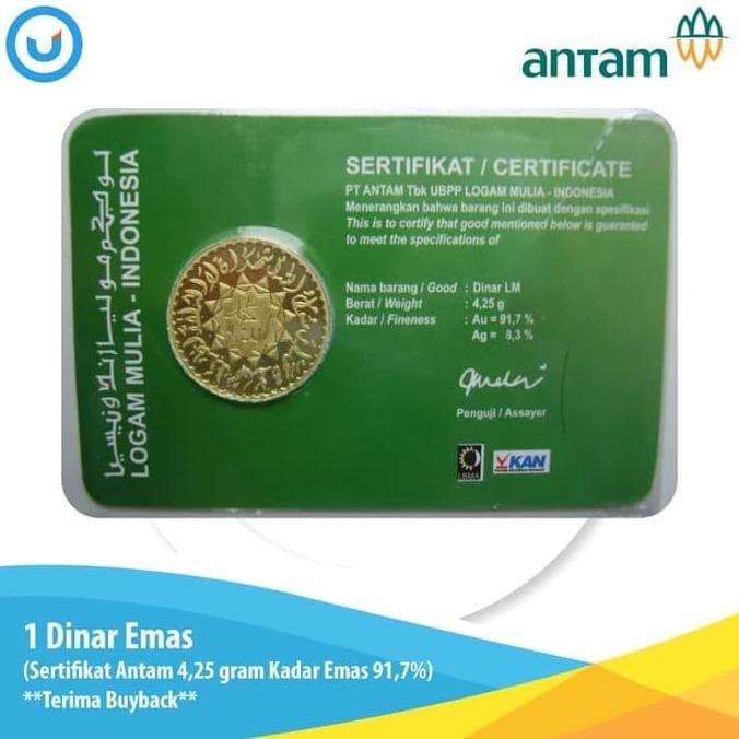 Info 1 Dinar Emas Travelbon.com Info 1 Dinar Emas Travelbon.com