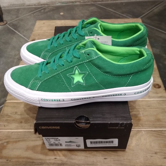 converse one star mint green