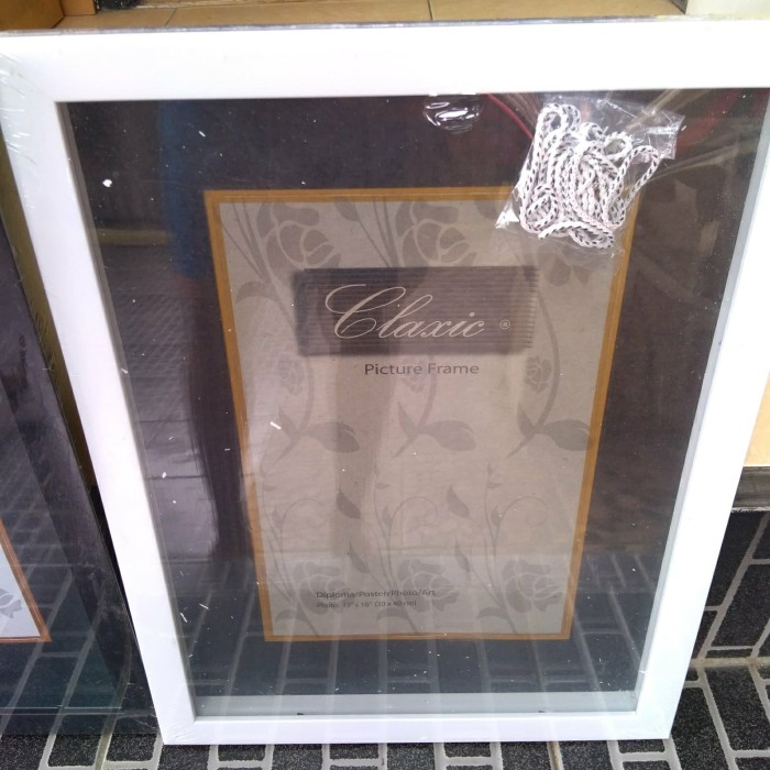 Jual frame foto figura foto bingkai foto 30x40 3D/scrapbook/mahar minimalis - Putih - Kota Depok ...