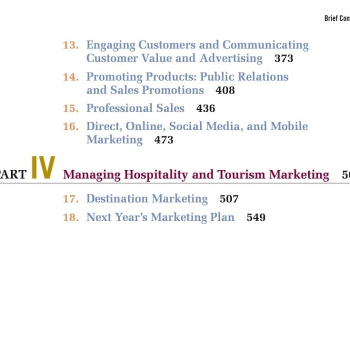 Ebook Marketing For Hospitality And Tourism