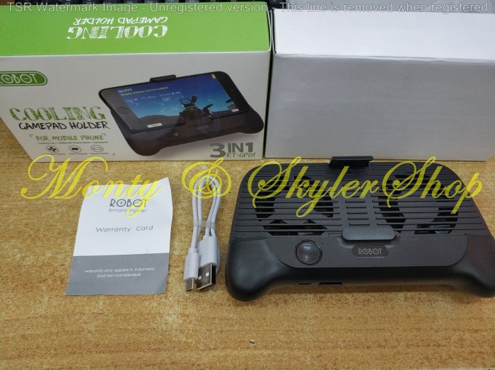 Robot Cooling Phone Gamepad RT-GP01 For Android and Iphone - Hitam