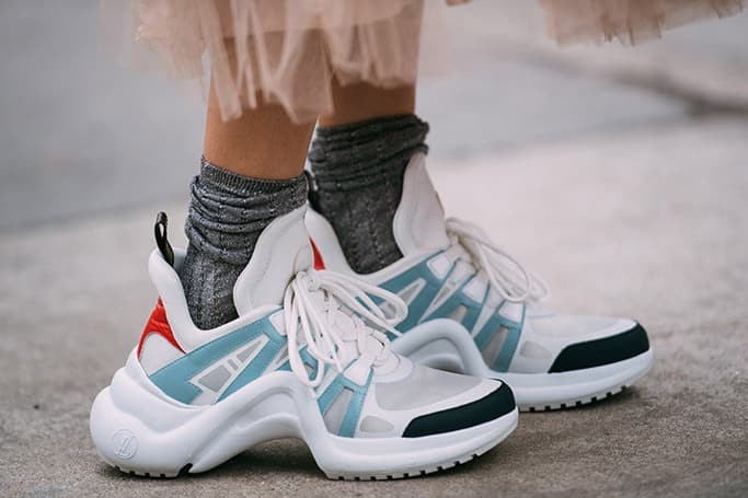 lv archlight sneaker blue