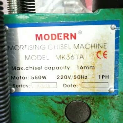 MESIN BOBOK KAYU MK 361 A MODERN - MORTISING CHISEL MODERN