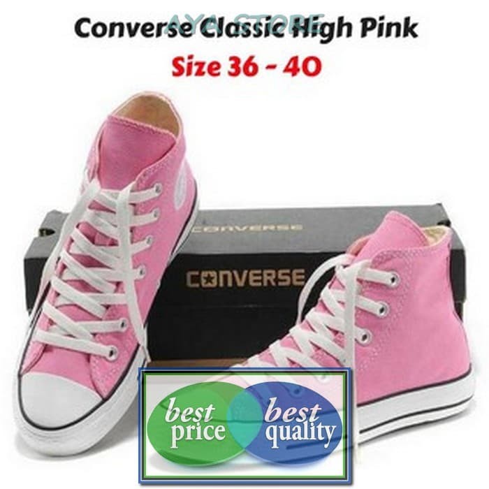 sepatu converse pink