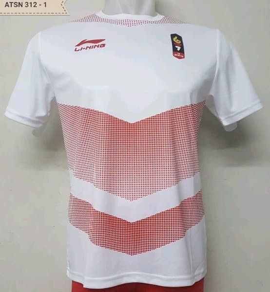 Original Lining ATSN312 KAOS BOLA Timnas Indonesia