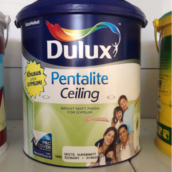 Jual CAT  DULUX PENTALITE CEILING PUTIH 5 KG CAT  KHUSUS 