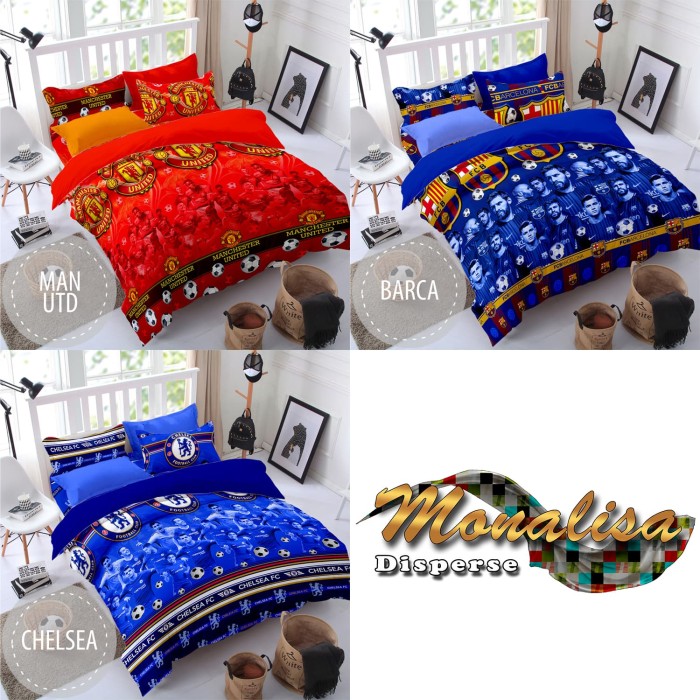 Monalisa Disperse Sprei Uk 120 Motif Bola - Promo AT - Tayo