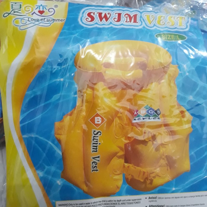 Rompi Pelampung Renang Anak step C Size M Swim Vest Ban Jaket