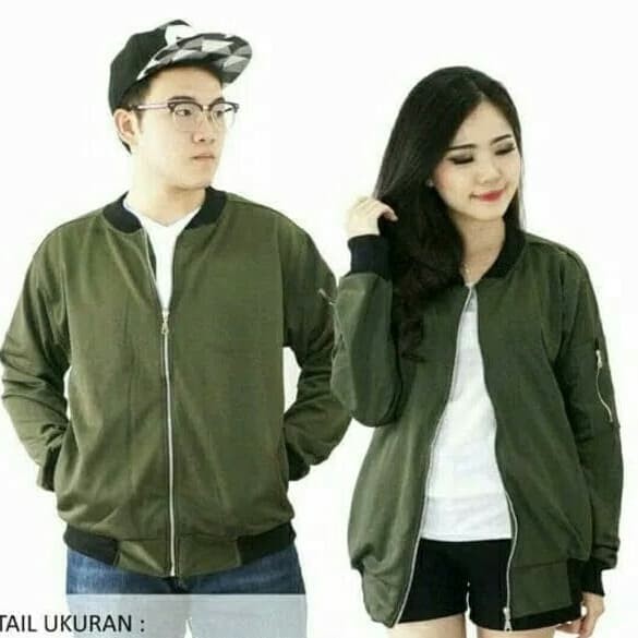 Jaket Bomber Couple Army 5