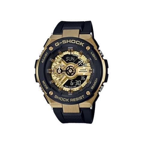 g shock steel gold