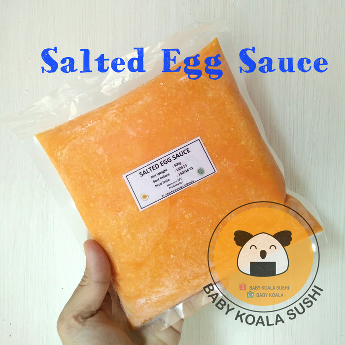 Foto Produk SALTED EGG SAUCE 500g | Frozen Salted Egg Yolk | Saus/ Saos Telur Asin dari Baby Koala