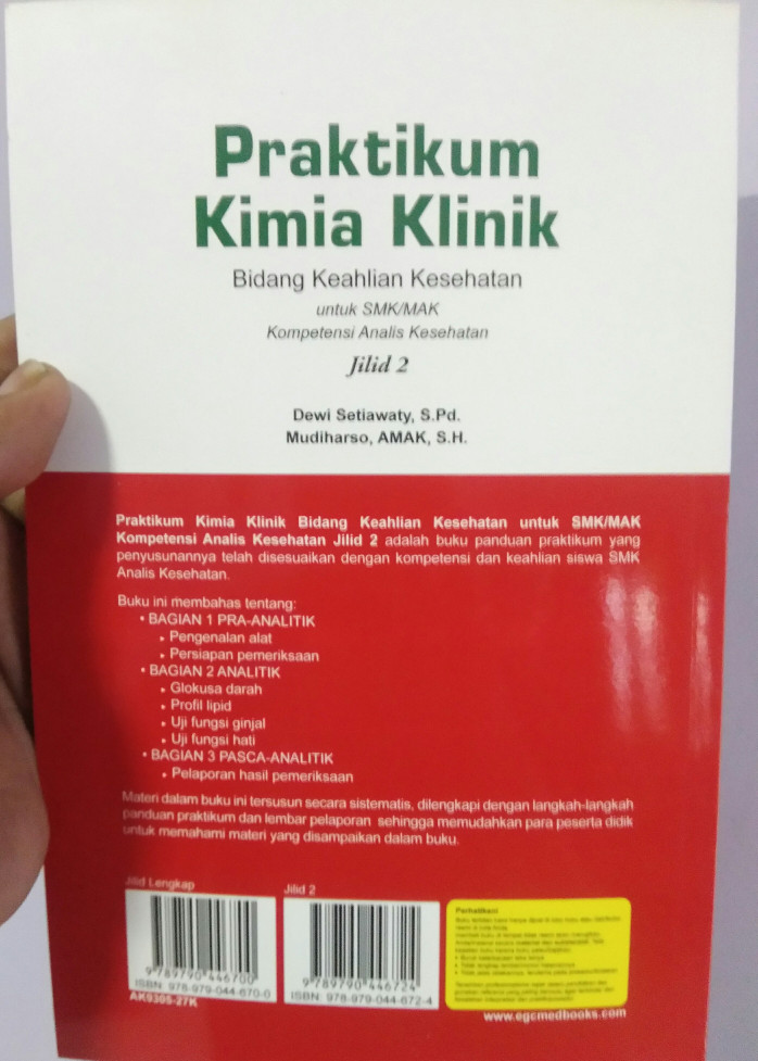 Contoh Soal Kimia Klinik Analis Kesehatan - Barisan Contoh
