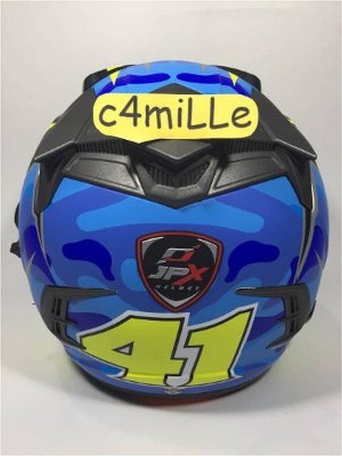 HELM JPX SUPREME ESPARGARO 41 BLACK DOFF DOUBLE VISOR HALF FACE a