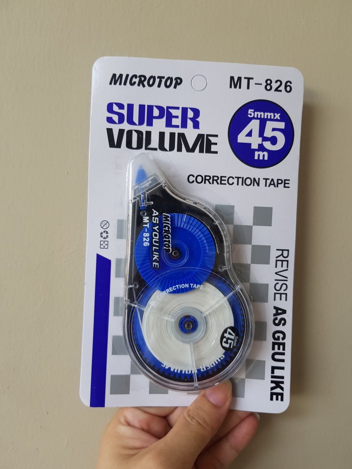 Jual Correction Tape Penghapus TipX TipX Tip x Kertas Super Volume MT