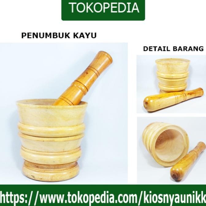 PROMO PENUMBUK TUMBUKAN KERAJINAN UKIR LUMPANG KAYU DAN ALU KAYU