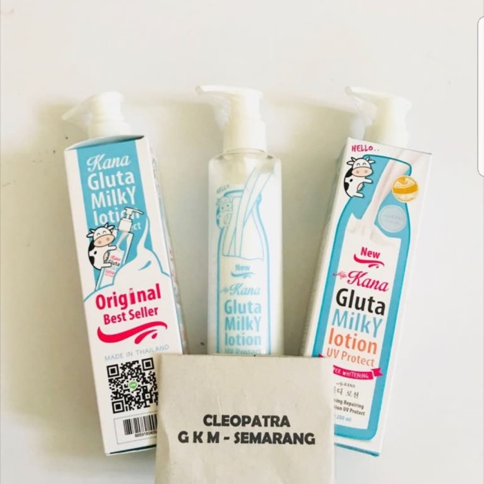 GLUTA MILKY / MILK LOTION by Kana 100% ORIGINAL HOLOGRAM GOLD SILVER