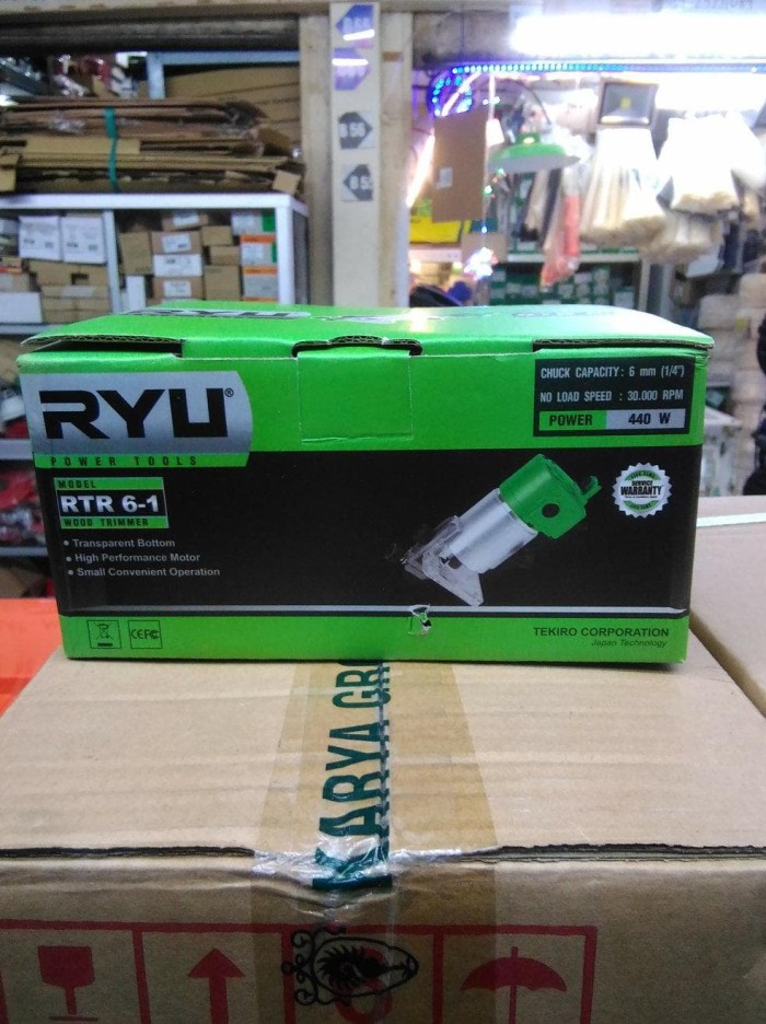 MESIN ROUTER RYU RTR 6-1 - MESIN PROFIL KAYU RYU - TRIMMER RYU