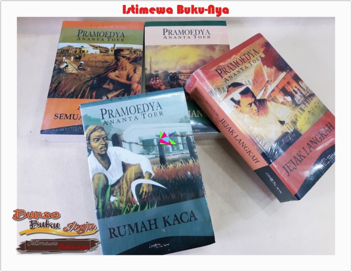 Jual Paket Pramoedya Ananta Toer Jejak Langkah Rumah Kaca