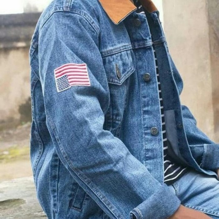 Jaket Jeans Dilan 1990 Jaket Jeans Pria Jaket Dilan - Biowash