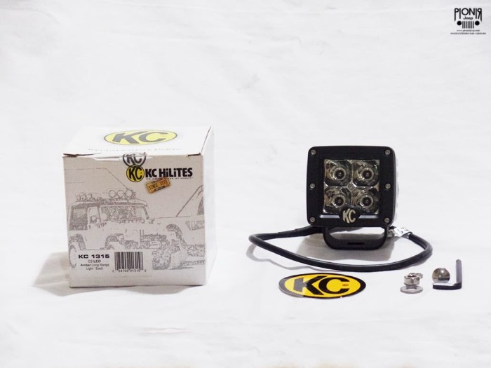 Foto Produk Lampu Kabut LED KC / KC3 LED Spot Beam 3" Lightbar in Amber dari PIONIR JEEP