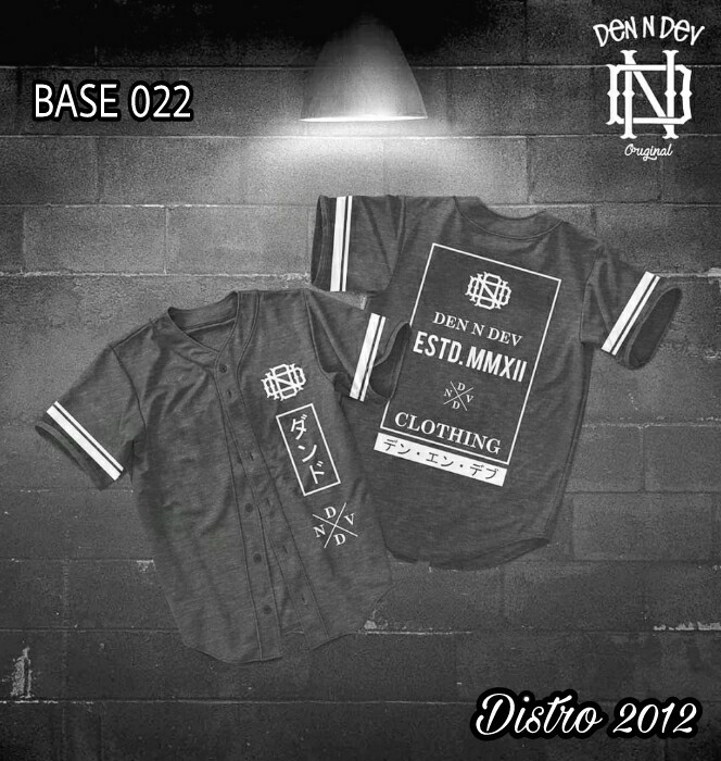 Harga Baseball Kancing Denndev Jersey Original Abu Abu Tua Xl Harga Rp 60.000